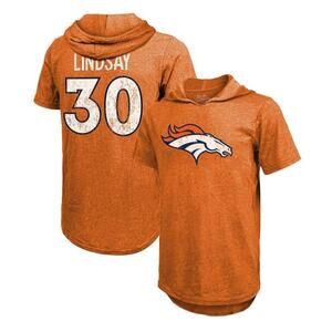 Denver Broncos Phillip Lindsay High Low Hoodie Tshirt size XL Men's